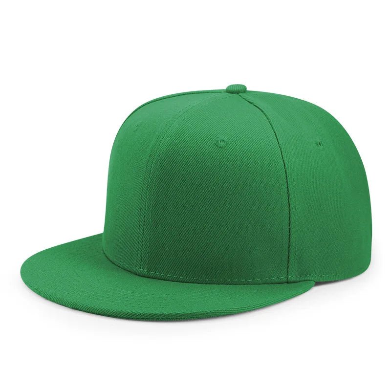 Gorra de béisbol para adultos con parte trasera cerrada, para cabezas pequeñas, para mujer y hombre, en blanco, estilo hip-hop, con cierre snapback, para hombre, tallas grandes, ajustadas, con visera plana, de 55 cm a 64 cm