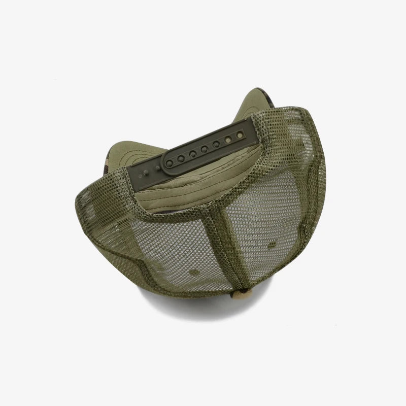 COKK Камуфлажна бейзболна шапка за мъже, Snapback, летни шапки за жени, дишаща спортна шапка от мрежа, шапка за слънце, слънцезащитна шапка, голф, регулируема, за възрастни