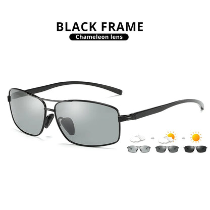 LIOUMO Top fotokromatiske solbriller til mænd og kvinder, polariserede kameleonbriller, kørebriller, antirefleks solbriller, zonnebril heren