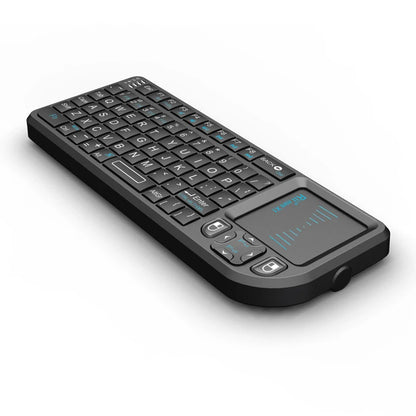 Rii X1 2.4GHz Black Mini Wireless Keyboard US/RU/ES/FR Air Mouse With Touchpad Remote Control For Android TV Box/PC/Laptop