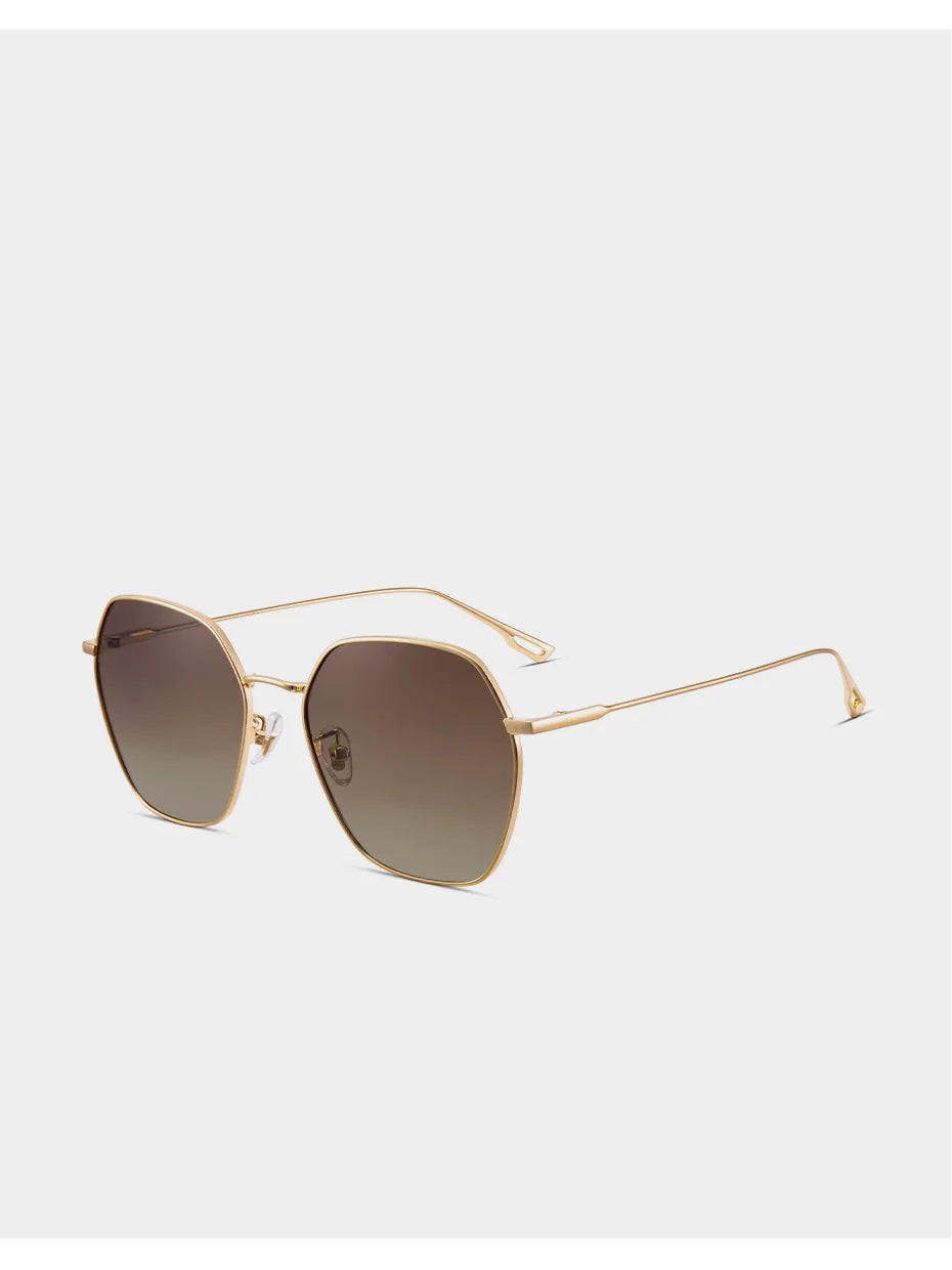 CAPONI Gradient Women's Sunglasses Polarized Fashion Brand Designer Sun Glasses Anti UV Ray Original Decorative Shades CP21015
