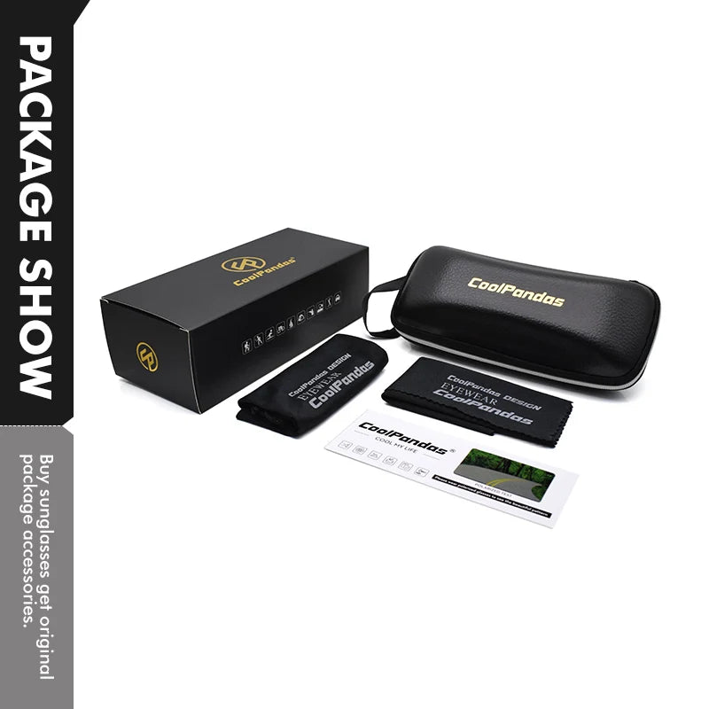 CoolPandas High Quality Sunglasses Polarized Men Women Photochromic UV400 Protection Driving Sun Glasses Unisex Chameleon Lens