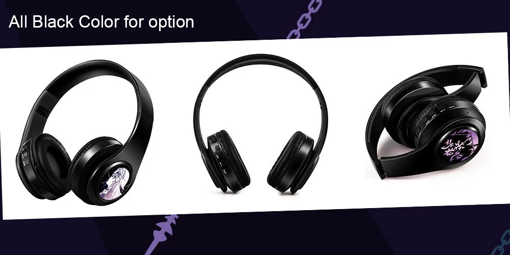 Wireless Silent Disco Headphone Anime Fate/Grand Order FGO Jeanne d'Arc Stereo Bluetooth Headphone for Playing Games Earphone