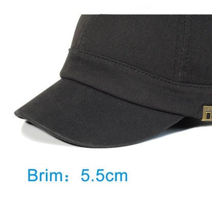 Short Brim Baseball Cap Cotton Men Women Soft Vintage Dad Hat Adjustable Trucker Style Low Profile Caps