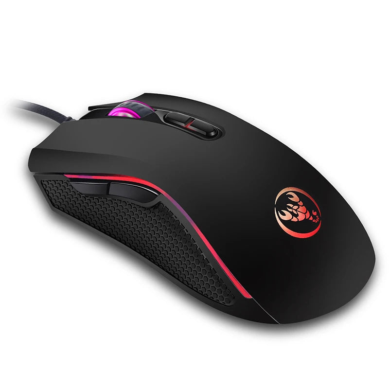 New Wired Gaming Mouse Gamer 7 Button 3200DPI LED Optical USB Computer Mouse Game Mice Mouse for PC Computer Gamer