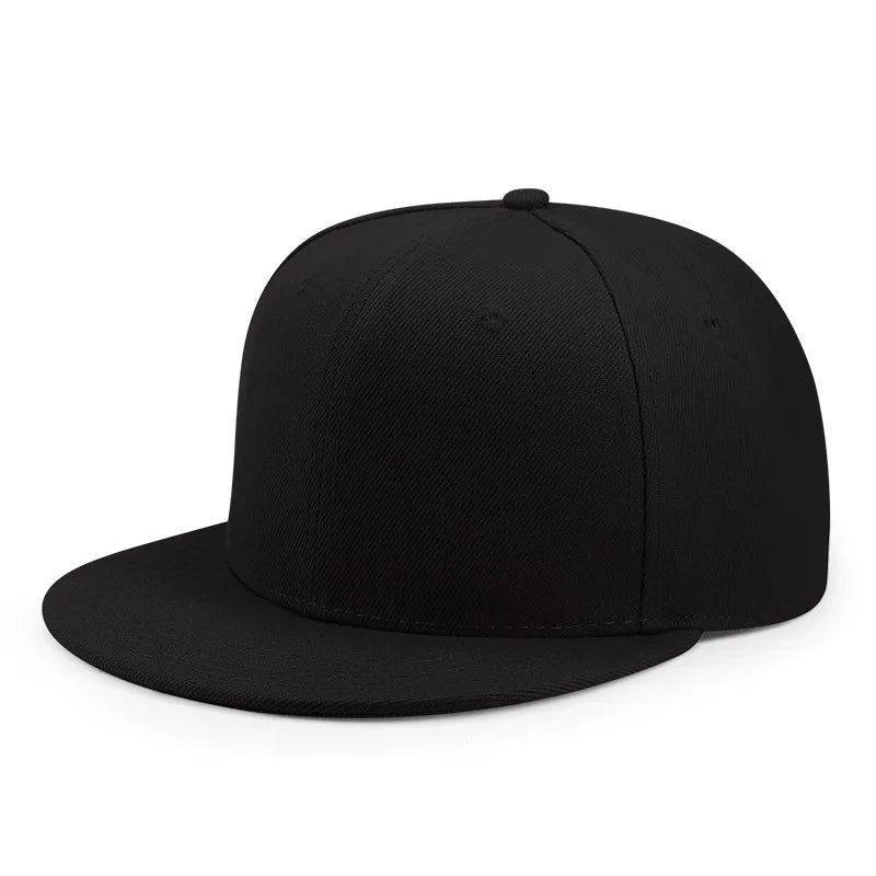 Gorra de béisbol para adultos con parte trasera cerrada, para cabezas pequeñas, para mujer y hombre, en blanco, estilo hip-hop, con cierre snapback, para hombre, tallas grandes, ajustadas, con visera plana, de 55 cm a 64 cm