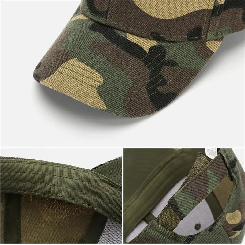 Sommer 3-10 år Forældre og børn Matchende camouflage-baseballkasketter i mesh til babyer Udendørs afslappet solbeskyttelse Åndbar solskærm T30