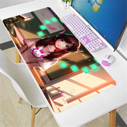 Overwatch-hiirimatto suuri DIY kawaii XXL PC-tietokoneen pöytämatto pelaajalle, toimistomatto, näppäimistöalusta, pelitarvikkeet, hiirimatto