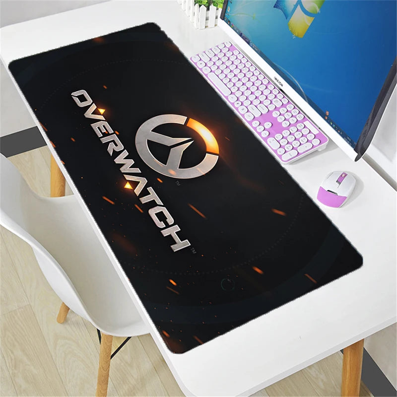 Overwatch-hiirimatto suuri DIY kawaii XXL PC-tietokoneen pöytämatto pelaajalle, toimistomatto, näppäimistöalusta, pelitarvikkeet, hiirimatto