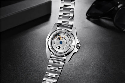 PAGANI DESIGN Men's Automatic Watches Sapphire Glass 40mm Ceramic GMT Mechanical Wristwatch Top Brand Sports Waterproof Men's Watch