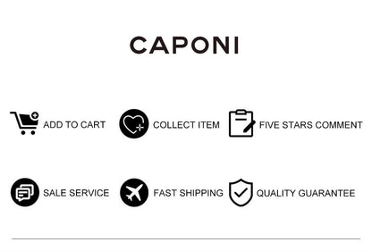 CAPONI Gradient Women's Sunglasses Polarized Fashion Brand Designer Sun Glasses Anti UV Ray Original Decorative Shades CP21015
