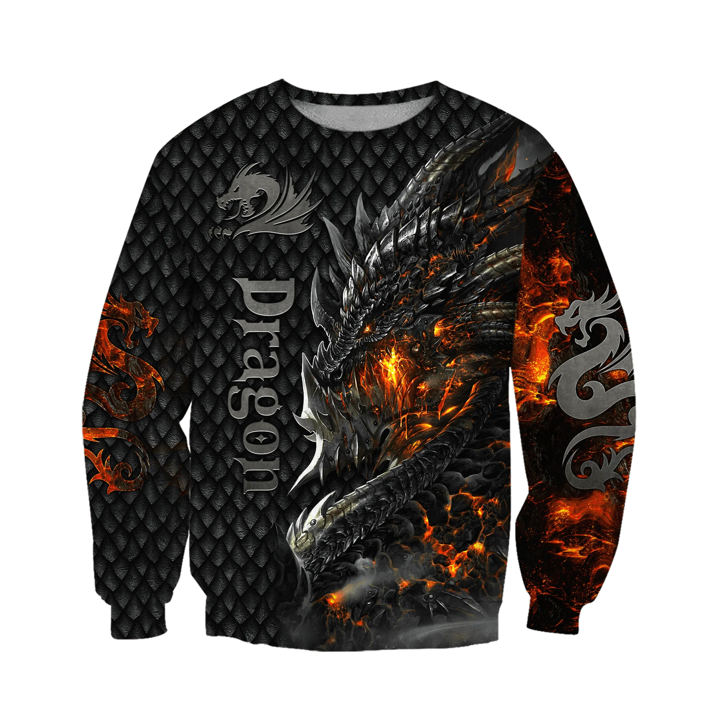 Wunderschöner Feuerdrache 3D-Allover-Print Herren-Hoodie Unisex-Kapuzenpullover Sweatshirt Herbst-Streetwear Freizeitjacke Trainingsanzug KJ749