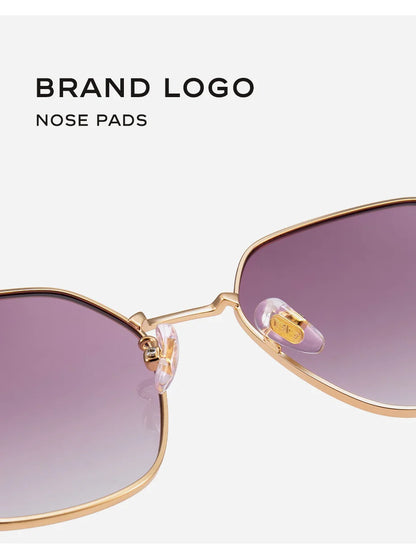 CAPONI Gradient Women's Sunglasses Polarized Fashion Brand Designer Sun Glasses Anti UV Ray Original Decorative Shades CP21015