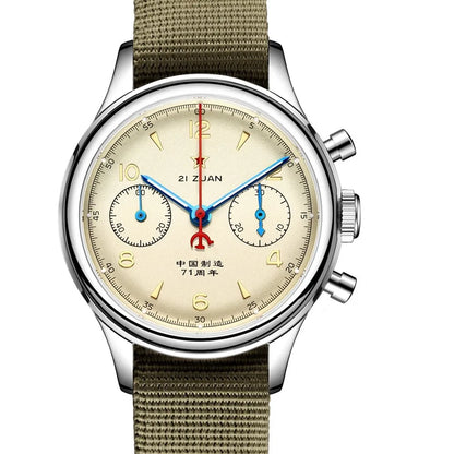 SEAKOSS 1963 Chronograph 42mm 40mm 38mm Sapphire Original Seagull ST1901 Movement With Gooseneck Pilot Men's Mechanical Watches