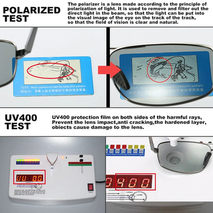 LIOUMO Top fotokromatiske solbriller til mænd og kvinder, polariserede kameleonbriller, kørebriller, antirefleks solbriller, zonnebril heren
