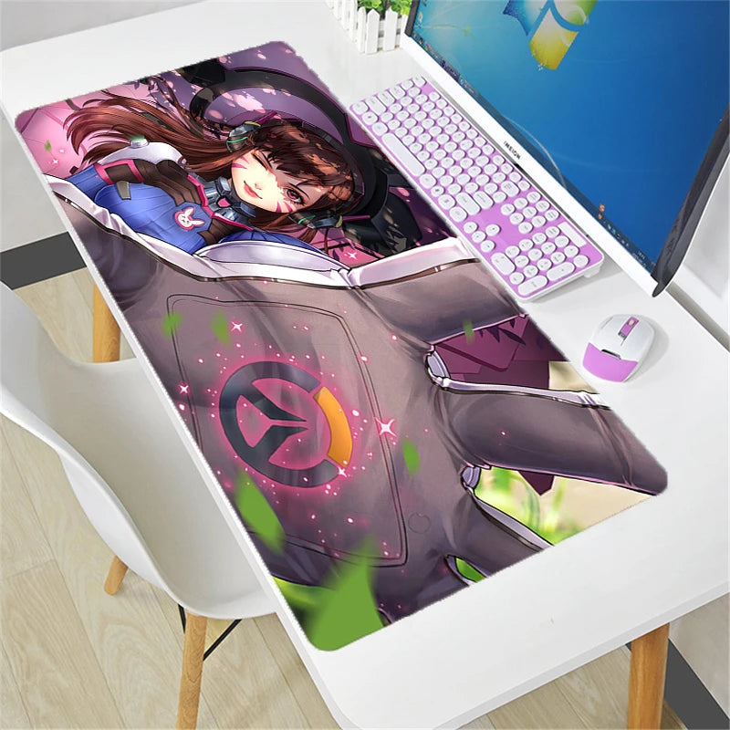 Overwatch-hiirimatto suuri DIY kawaii XXL PC-tietokoneen pöytämatto pelaajalle, toimistomatto, näppäimistöalusta, pelitarvikkeet, hiirimatto