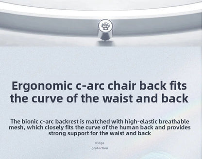 Silla de oficina ergonómica para ordenador, estudio, mahjong, conferencias y dormitorio