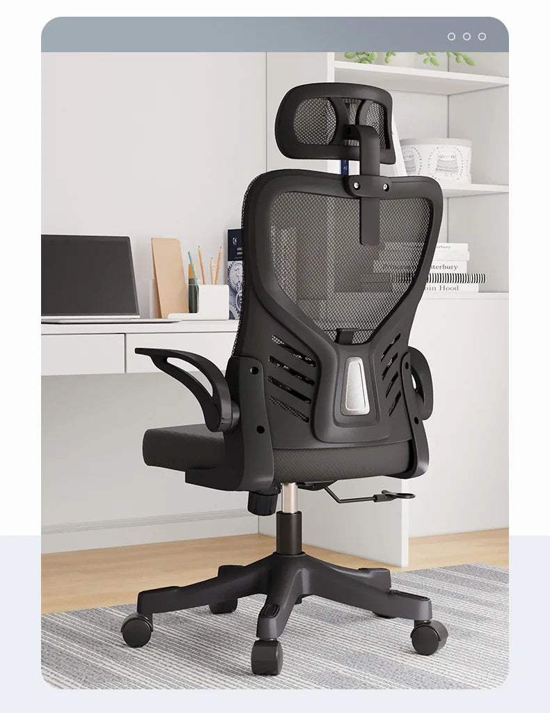 Silla de oficina ergonómica para ordenador, estudio, mahjong, conferencias y dormitorio