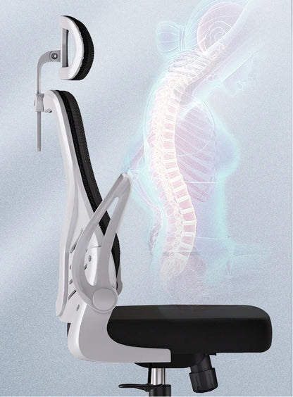 Silla de oficina ergonómica para ordenador, estudio, mahjong, conferencias y dormitorio
