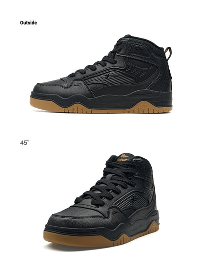 Xtep Cotton Shoes for Men, Street Style, Shock Absorption, Soft Strong Wrapping, Rebound Leisure Outdoor Sneakers 875319370003