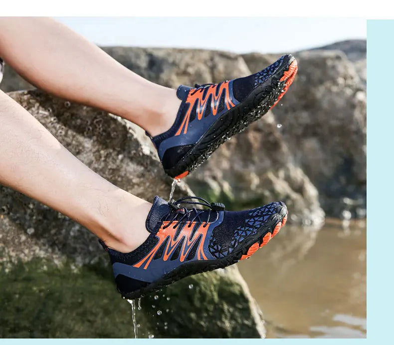 EOCENE Barfuß-Outdoor-Sportschuhe für Herren und Damen, schnell trocknende Aqua-Schuhe für Strand, Schwimmen, Fitness, Waten, Wandern und Radfahren
