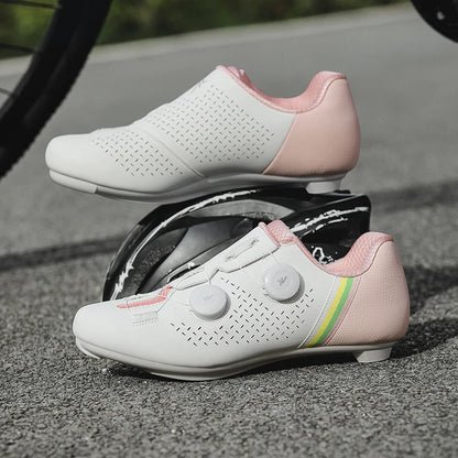 Road Cycling Shoes Flats Cleats Shoes Speed Cycling Sneaker Man Bike Shoes Women Self-Locking Non-slip Mountain Bicycle shoe spd