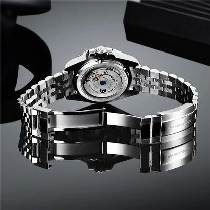 PAGANI DESIGN Men's Automatic Watches Sapphire Glass 40mm Ceramic GMT Mechanical Wristwatch Top Brand Sports Waterproof Men's Watch