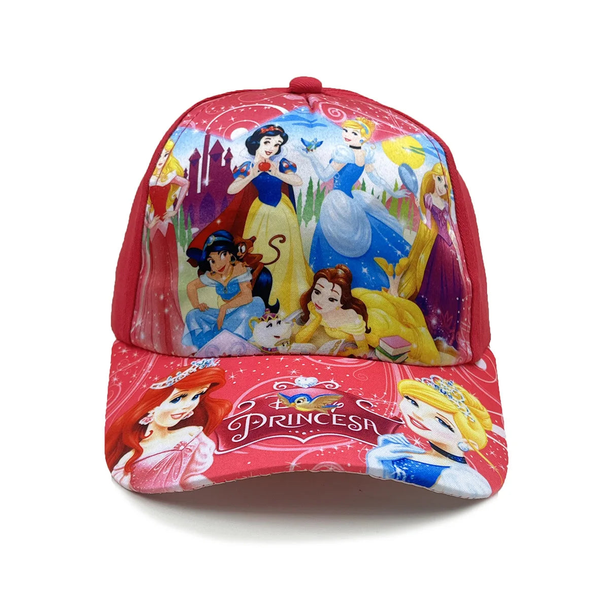 Disney-prinsesse Elsa, Anna og Sofia fra Frost – anime-figur – baseballkasket – Terylene-kasket med skygge – tegneseriepige – børnehovedbeklædning – gaver