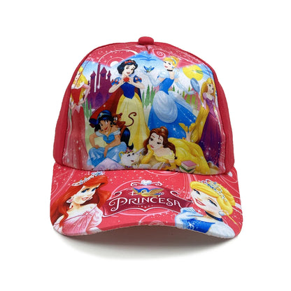 Disney-prinsesse Elsa, Anna og Sofia fra Frost – anime-figur – baseballkasket – Terylene-kasket med skygge – tegneseriepige – børnehovedbeklædning – gaver