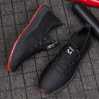 New Men's Casual Sports Shoes Outdoor Thick Bottom Versatile Summer Workwear Trendy Shoes Anti-Slip Wear-Resistant Rubber Sole