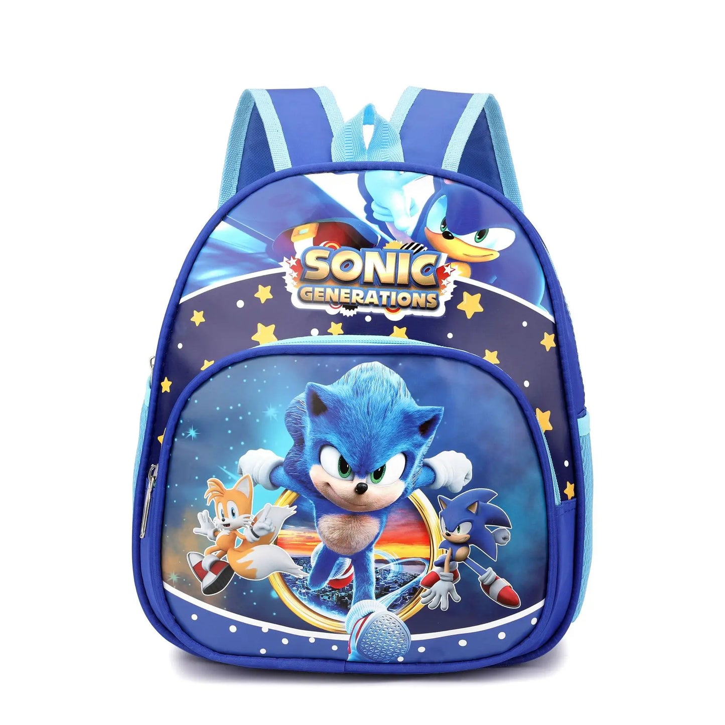 New Year Blue Hedgehog Theme Cute 3-5 Years Old Backpack Sonic Anime Figurine Lightweight Comfortable School Bag Children's Gift