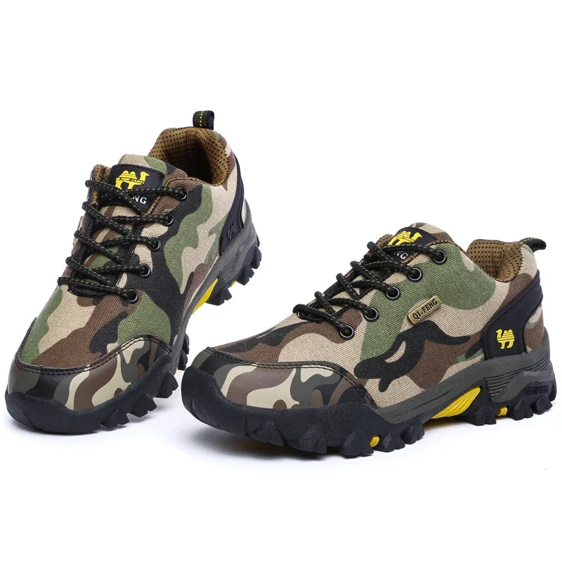 Casual Shoes Men Summer Outdoor Sneakers Women Footwear Trainer Waterproof Camouflage Army Shoe Male Military Shoes Tenis Jeans