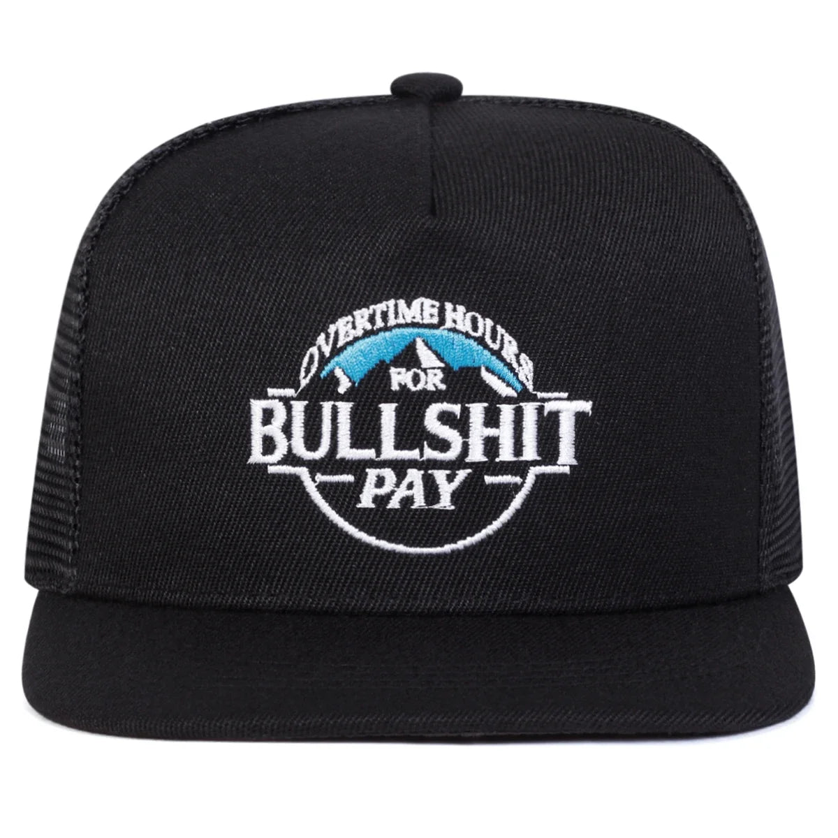 Unisex BULLSHIT PAY Embroidery Hip-hop Net Hats Spring Summer Outdoor Adjustable Sports Casual Baseball Caps Sunscreen Hat Cap
