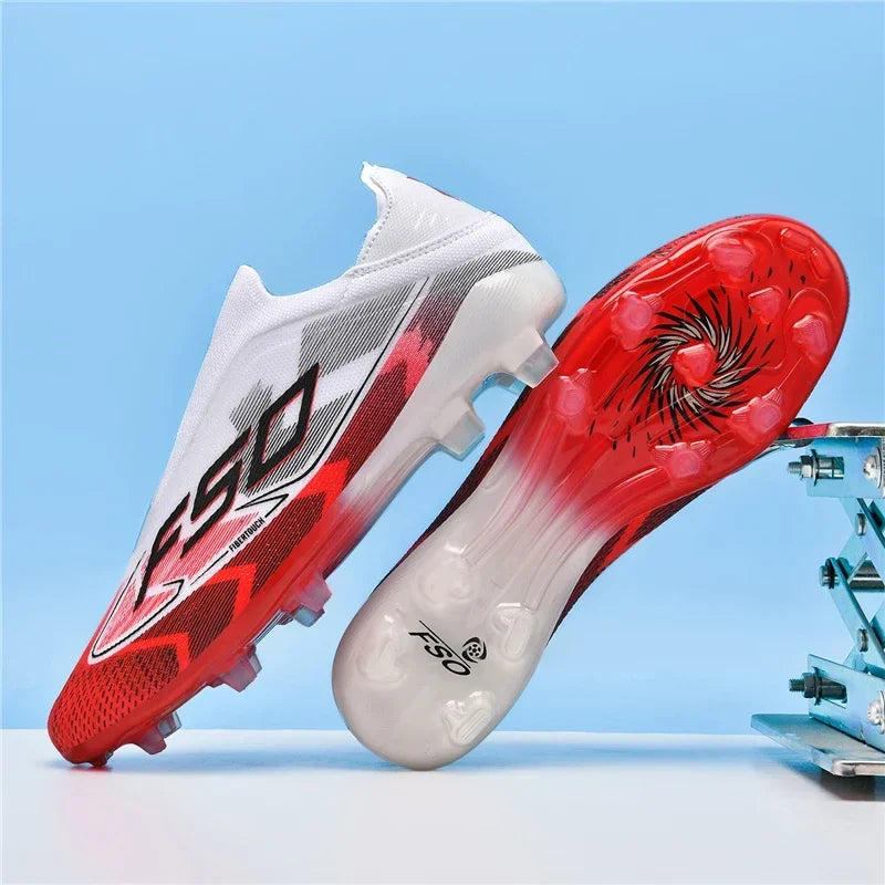 Nouvelles chaussures de football pour hommes, chaussures de football respirantes à haute cheville, ultralégères, antidérapantes, chaussures de sport de haute qualité, pour match en plein air