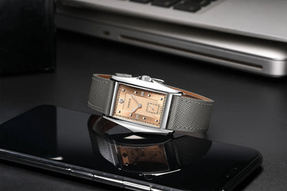 FARASUTE Creative Manual Square Customized Mechanical Movement Watch Men Luxury Sapphire Glass Small Second Wristwatches reloj