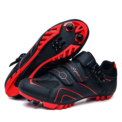 Mountain Bike Shoes Mens Cycling Shoes Quick Ratchet Buckle Compatible with SPD System Pedal for Indoor Outdoor Women MTB Shoes