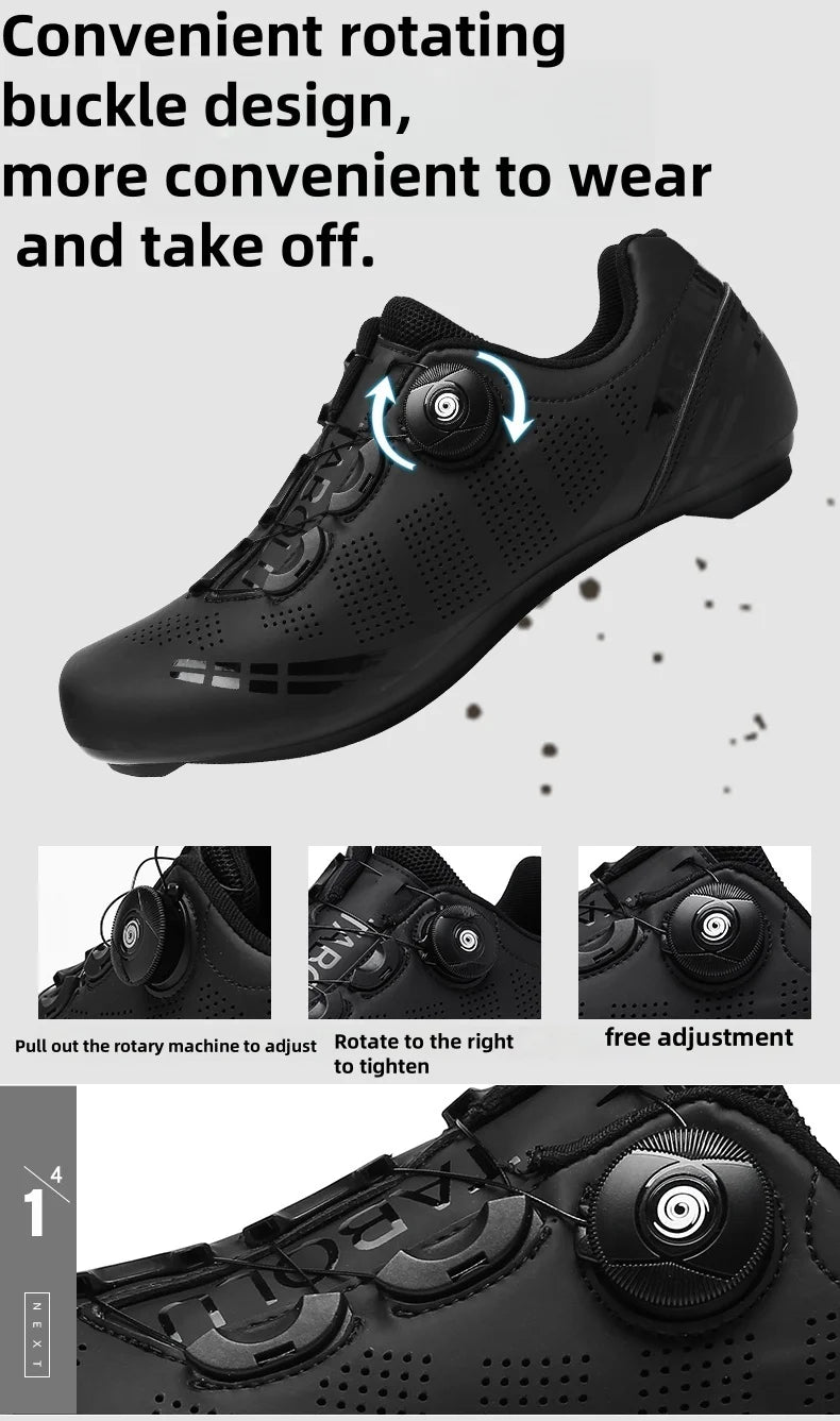 Men's Mountain Bike Shoes MTB,Breathable,Non-Slip,High Hardness,Suitable For Outdoor Road Racing,Mountain Off-Road Riding 37-46