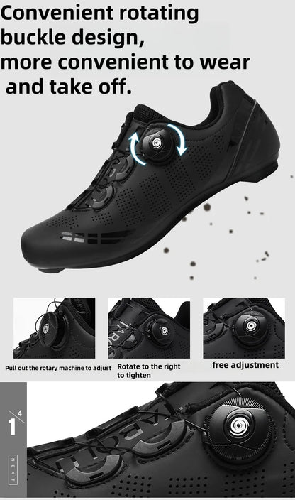 Men's Mountain Bike Shoes MTB,Breathable,Non-Slip,High Hardness,Suitable For Outdoor Road Racing,Mountain Off-Road Riding 37-46