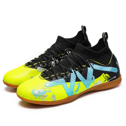 Botte de Football en salle, crampons de Futsal professionnels pour hommes, chaussures de Football pour adultes, durables, confortables, antidérapantes, baskets d'entraînement pour adolescents