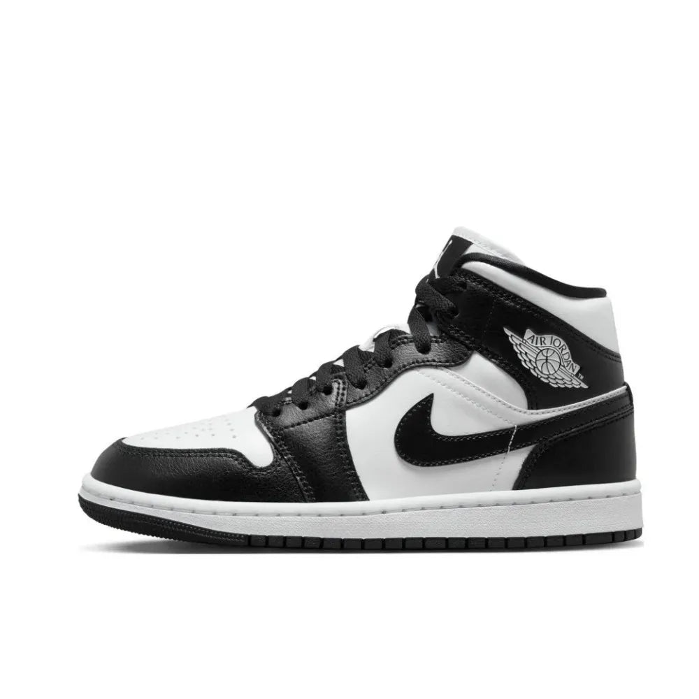 Nike Air Jordan 1 Mid Unisex Basketball Shoes Classic Design, Slip-resistant and Durable, Exceptional Performance BQ6472-009