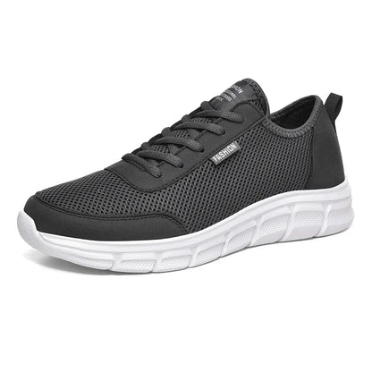 Nouvelle maille hommes chaussures Lac-up chaussures décontractées hommes baskets respirant chaussures légères confortables Sport formateurs Zapatillas Hombre