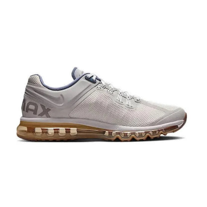 Nike Full-Length Air Cushion Shock-Absorbing Rebound Fitness Men's Running Shoes New Lightweight Comfortable Outdoor Sports Running Shoes Air Max 2013 Wear-Resistant Fashionable Versatile Daily Travel Casual Sports Shoes Esse