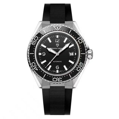 Pagani Design New Top Men's Mechanical Watch Luxury Sapphire Stainless Steel 100m Waterproof Ceramic Bezel Automatic Watch