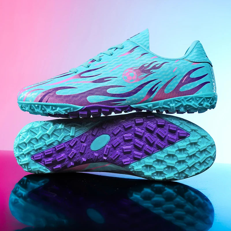 Chaussures de football pour étudiants, chaussures de sport professionnelles pour entraînement sur gazon, antidérapantes, respirantes et confortables pour le football en salle