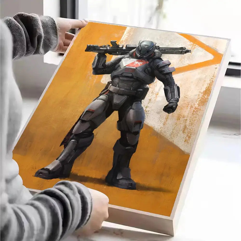 Destiny Poster Self-adhesive Art Waterproof Paper Sticker Coffee House Wall Decor