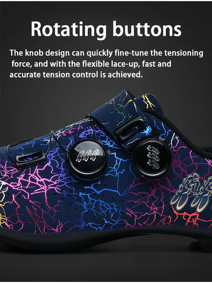 2025 Cycling Sports Shoes MTB and Cleats Men's Sports Speed Cycling Shoes Women's Mountain Racing Flat SPD Road Cycling Shoes