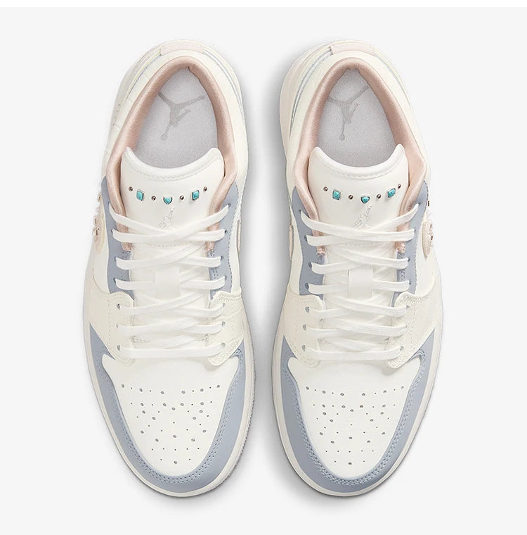 Nike Original Air Jordan 1 Low Damen-Sportschuhe, strapazierfähig, IH7323-100