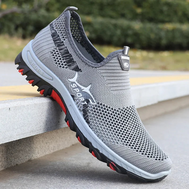Men's summer sneakers Sporty men's mesh shoes breathable sports shoes canvas lightweight  sneakers cheap shoes clearance