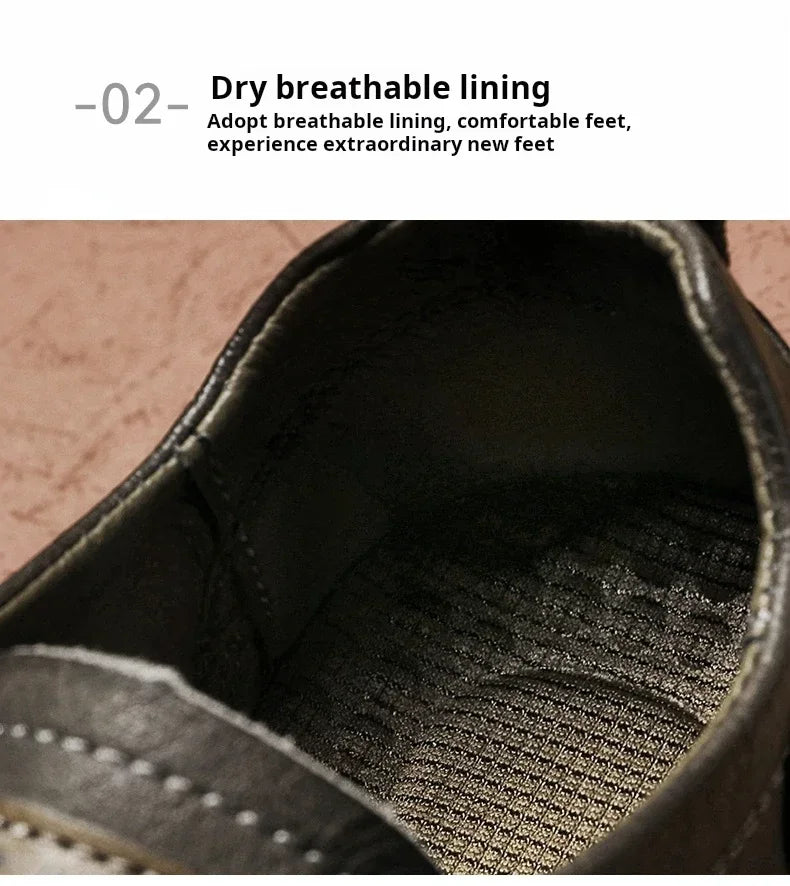 Sneakers classiche da uomo con plateau, scarpe casual slip-on da uomo, sneakers in pelle, nuove scarpe basse comode, mocassini da uomo per la primavera