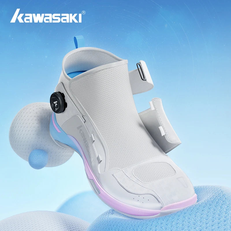 Zapatillas profesionales de bádminton Kawasaki King Series 2.0 para hombre y mujer, deportivas antitorsión originales, zapatillas de tenis para hombre, sneakers A3311